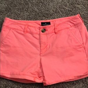 Pink American eagle shorts